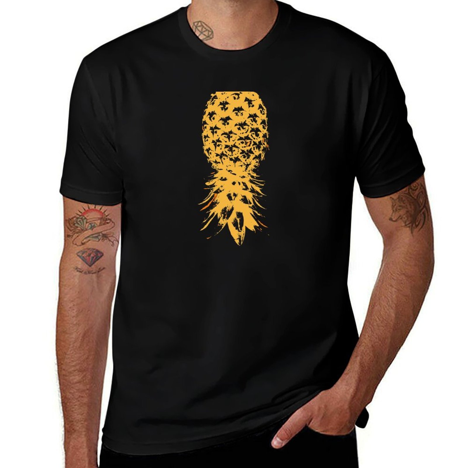 Luxury Men Lifestyle - Swinger Lifestyle Upside Down Pineapple T-Shirt