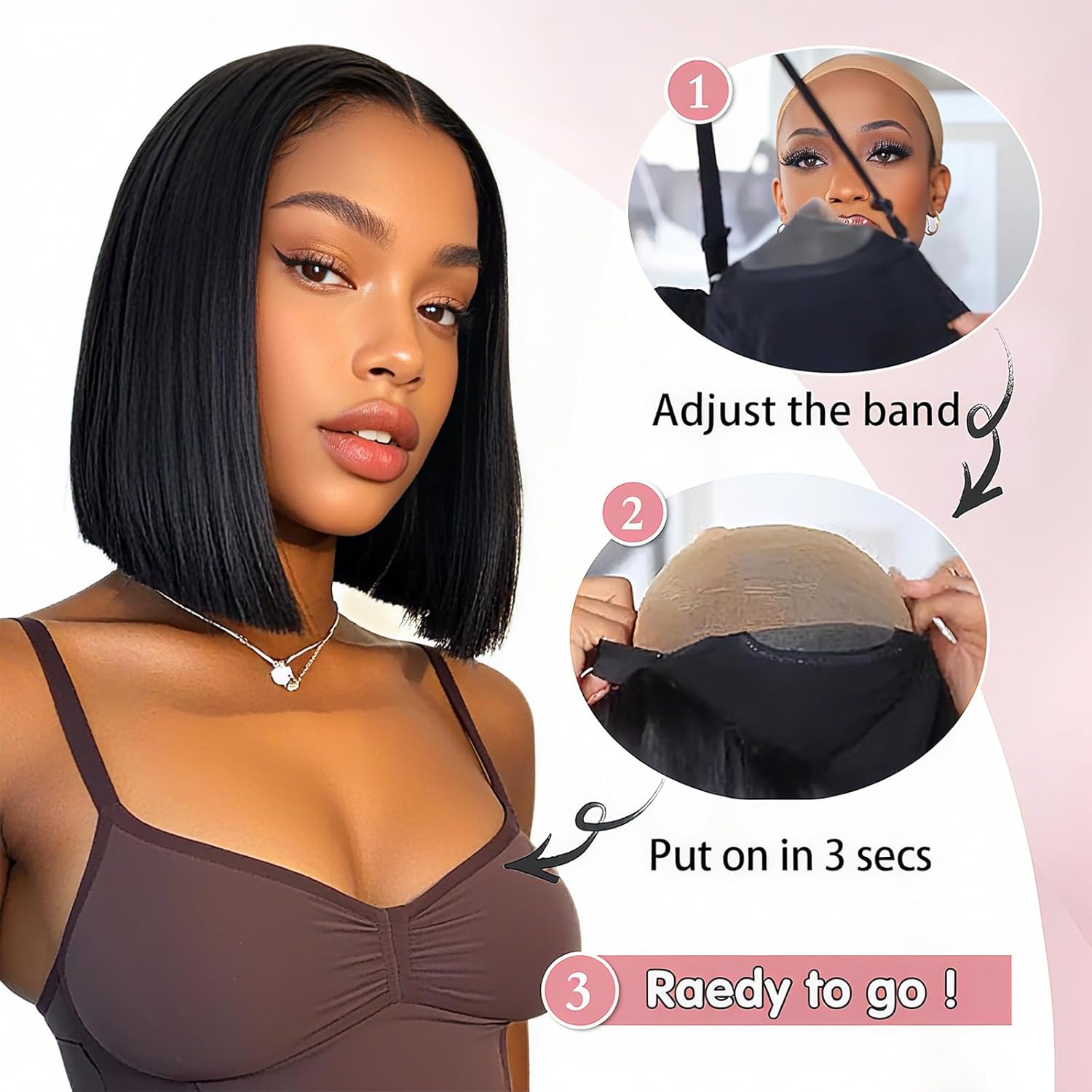 Smilegirl 5x5 HD Lace Short Bo - đánh giá và giá Luxury Lifestyle Hair