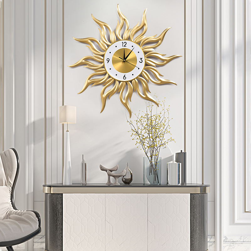 Nordic Gold Wall Clock Living  - đánh giá và giá Luxury Lifestyle Homes